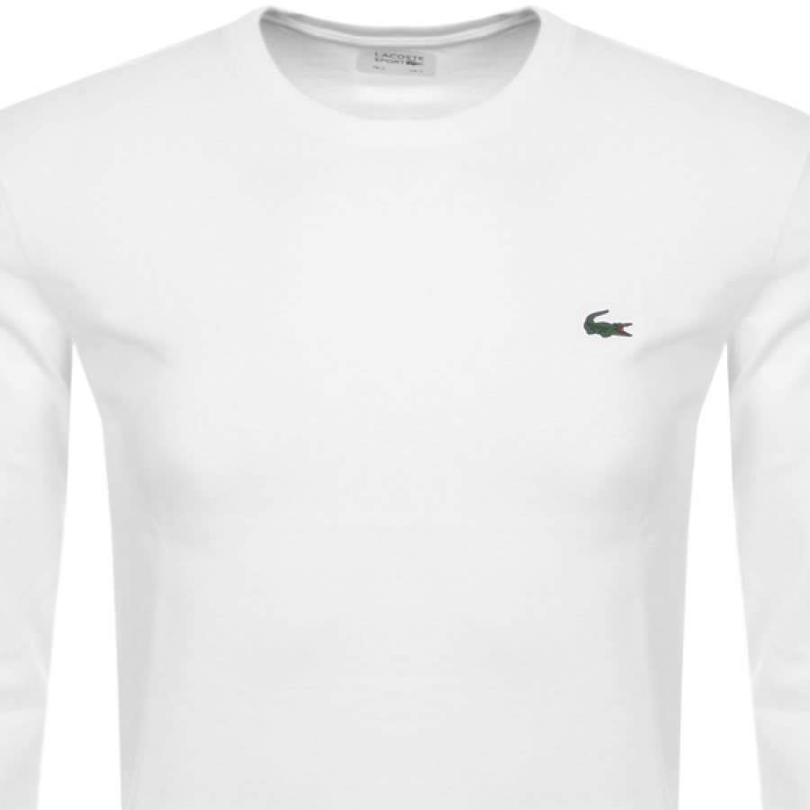 Alternative Image for ProductLacoste Sport Long Sleeved T Shirt White2
